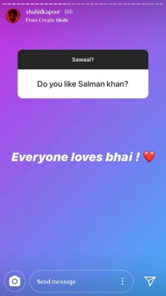 Shahid Kapoor Responds To A Fan Who Asks, “Do You Like Salman Khan?” - RVCJ Media