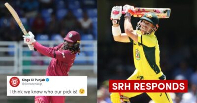 KXIP Calls Chris Gayle Superior To Warner & Tweets About His Records, Gets An Epic Reply From SRH RVCJ Media