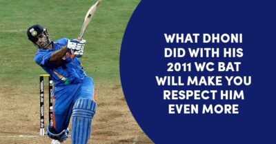 What Dhoni Did With His WC 2011 Final Bat Shows Why He Rules Hearts Of Fans RVCJ Media