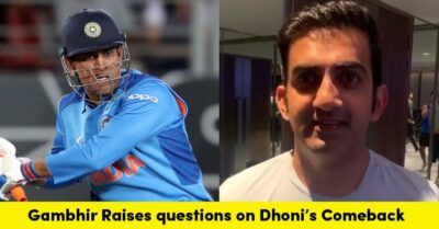 Gautam Gambhir Speaks On Dhoni’s Return In Team India, Asks “On What Basis Can He Be Selected?” RVCJ Media