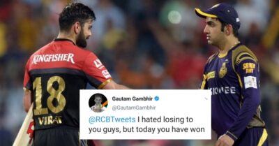 RCB Tweeted About Gautam Gambhir’s COVID-19 Donation, Gambhir Gave A Heart-Warming Response RVCJ Media