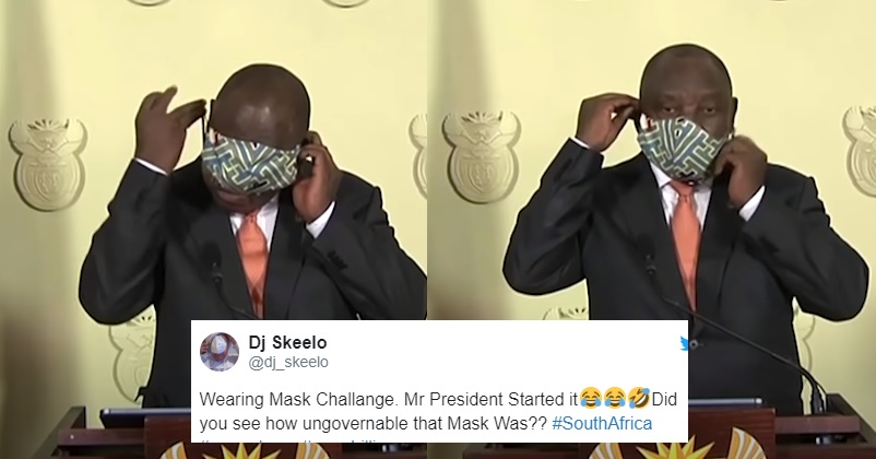 Twitter Sparks With Hilarious Meme Fest Over South African President  Ramaphosa's Mask Goof-Up - RVCJ Media
