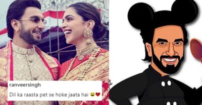 Ranveer Singh Turns Into Mickey Mouse With Pot Belly, Thanks To ‘Minnie’ Deepika’s Cooking RVCJ Media