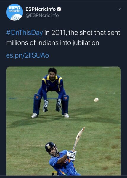 Gautam Gambhir Trolled For His Unpleasant Tweet Over Dhoni’s World Cup-Winning Six Pic - RVCJ Media