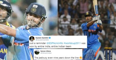Gautam Gambhir Trolled For His Unpleasant Tweet Over Dhoni’s World Cup-Winning Six Pic RVCJ Media