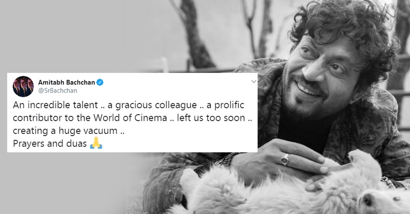 PM Modi To Sachin, Big B To Akshay, This Is How Celebs Mourned The Loss Of A Gem - Irrfan Khan RVCJ Media