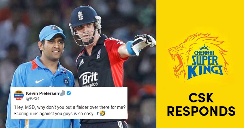 Kevin Pietersen Tries To Troll Dhoni, Gets The Most Kickass Response From Chennai Super Kings RVCJ Media