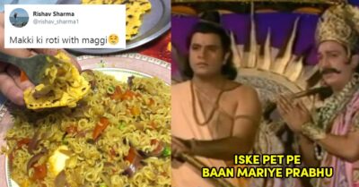 Man Pairs Maggi With Makki Ki Roti; Twitter Calls It Ghor Paap RVCJ Media