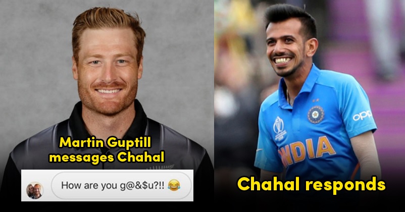 Chahal Responds To Martin Guptill’s Message In Which He Once Again Called Yuzi “G*ndu” RVCJ Media
