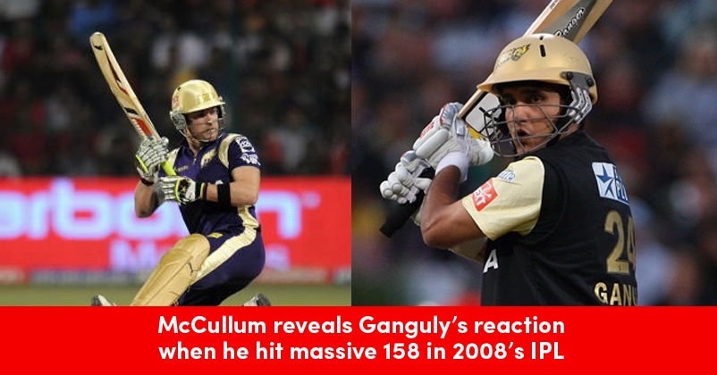 Brendon McCullum Reveals How Sourav Ganguly Reacted After His Smashing 158 For KKR In IPL 2008 RVCJ Media