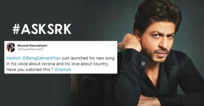 Shah Rukh Had A Great Reply To A Fan Who Asked His Opinion On Salman Khan’s “Pyar Karona” Song RVCJ Media