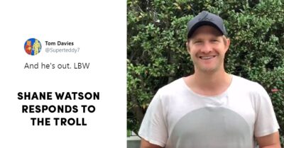 Shane Watson Has The Coolest Reply To The Troller Who Mocked Him For Getting LBW Out RVCJ Media