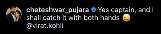Virat Kohli Trolls Pujara In A Post, Kevin Pietersen Responds With A Hilarious Comment - RVCJ Media