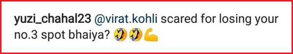 Virat Kohli Trolls Chahal For Runs Scored By Him, Chahal Has A Hilarious Response - RVCJ Media
