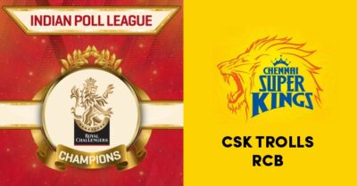 CSK Trolls RCB In Most Epic Way For Winning Indian Poll League But Never Lifting An IPL Trophy RVCJ Media