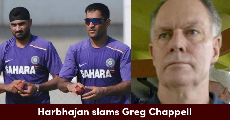 Harbhajan Singh Took A Jibe At Greg Chappell For His Statement Regarding MS Dhoni RVCJ Media
