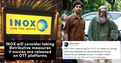 INOX Opposes Release Of Bollywood Movies On OTT Platforms, Gets Slammed By Twitter RVCJ Media