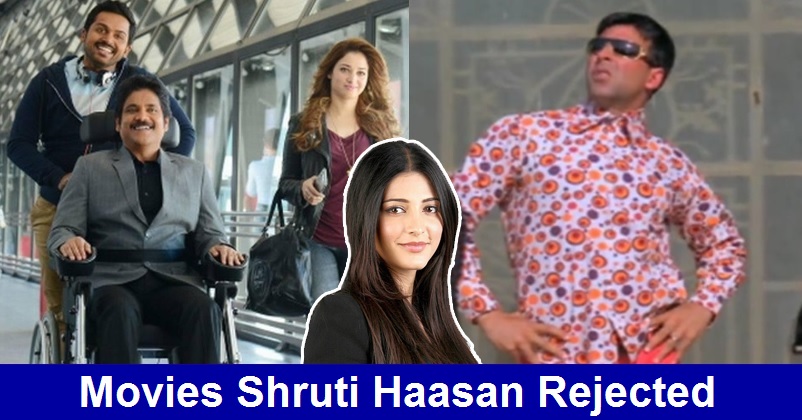Shruti Haasan Refused To Work In “Hera Pheri 3”. Here Are Some Other Movies She Rejected RVCJ Media