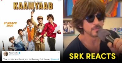 Paulo Coelho Praises Shah Rukh For Producing “Kaamyaab”, SRK Replies With A Heart-Warming Tweet RVCJ Media