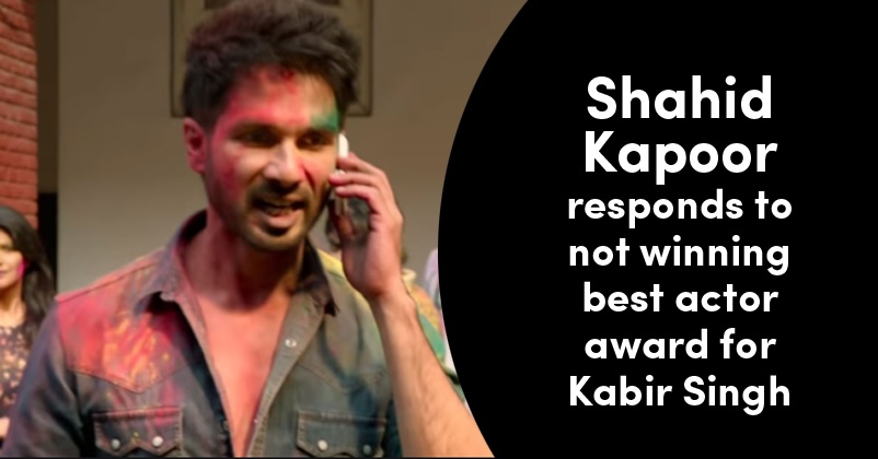 Shahid Kapoor’s Reply To A Fan On Not Winning The Best Actor Award For Kabir Singh Is Gold RVCJ Media