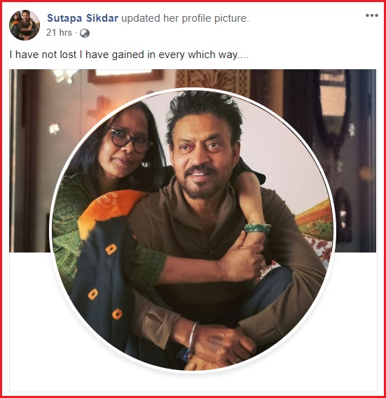 Irrfan Khan’s Wife Sutapa Sikdar Shares An Unseen Pic & Her Caption Redefines What True Love Is RVCJ Media