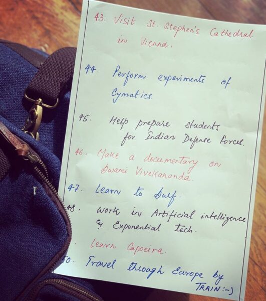 Sushant Singh Rajput’s List Of 50 Dreams Is Going Viral, Some Of The Wishes Are Still Not Fulfilled - RVCJ Media