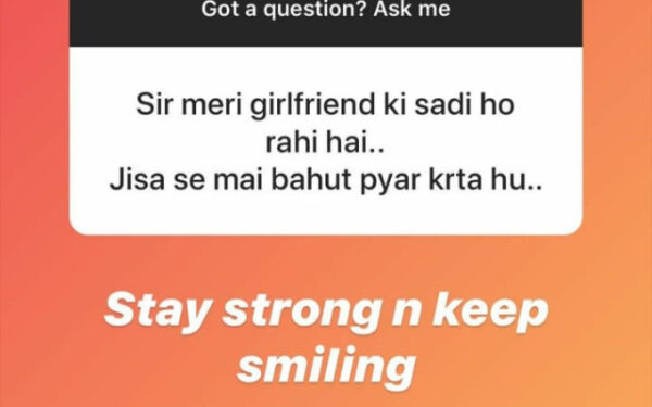 This Is What Bhuvneshwar Kumar Advices To Upset Fan Whose Girlfriend Is Getting Married - RVCJ Media