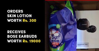 Man Orders Rs 300 Lotion, Gets Bose Wireless Earbuds Worth Rs 19K Instead. Amazon Says ‘Keep It’ RVCJ Media