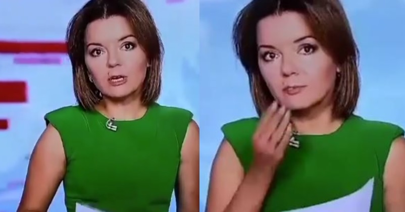 News Anchor Catches Her Front Tooth That Fell During Live Reporting & Handles Situation Like A Pro RVCJ Media