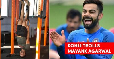 Virat Kohli & Ishant Sharma Hilariously Troll Mayank Agarwal On His “Upside Down” Workout Photo RVCJ Media
