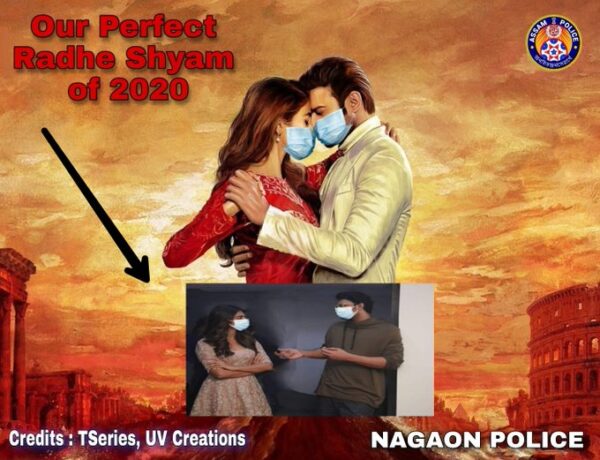 Prabhas & Pooja’s Radhe Shyam Poster Looks Hilarious With Assam Police’s Coronavirus Twist - RVCJ Media