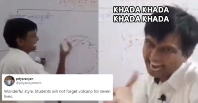 Teacher Compares Volcano Eruption With Popping A Pimple, Twitter Loves His Style & Passion RVCJ Media