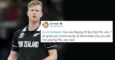 James Neesham Has An Apt Reply To Pakistani Guy Who Trolls Him For Choosing IPL Over PSL RVCJ Media
