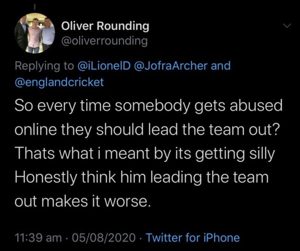 Jofra Archer Shuts A Hater Who Trolls Him Over Racism In The Coolest Way, Even Ben Stokes Reacts - RVCJ Media