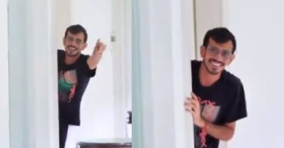 RCB Posts Funny Video Of Quarantined Chahal Trying To Come Out Of Hotel Room RVCJ Media