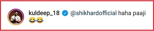 Shikhar Dhawan Pulls Kuldeep Yadav’s Leg With A Hilarious Comment Over His Workout Video - RVCJ Media