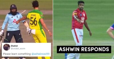 Ashwin Responds To Pak Fan Who Trolled Him After Starc Just Warns Rashid Instead Of Mankading RVCJ Media