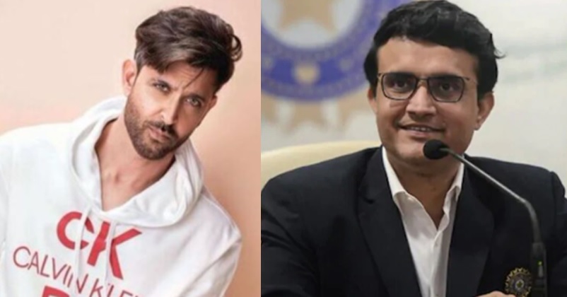 Sourav Ganguly Has A Hilarious Reaction On Hrithik Roshan Playing Dada’s Role In His Biopic RVCJ Media