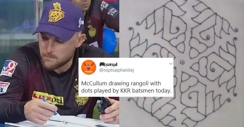 Brendon McCullum Making Notes While KKR Lost Against RCB Sparks Hilarious Meme Fest On Twitter RVCJ Media
