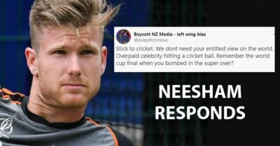 Jimmy Neesham Had A Befitting Reply To The Troller Who Called Him An Overpaid Cricketer RVCJ Media