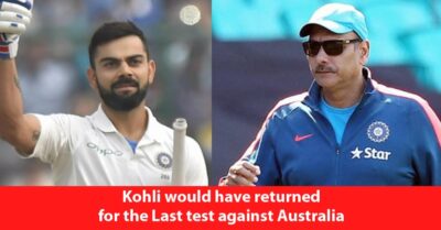 Ravi Shastri Backs Virat’s Return, Says He Would’ve Played Last Test If Not For Quarantine Rules RVCJ Media