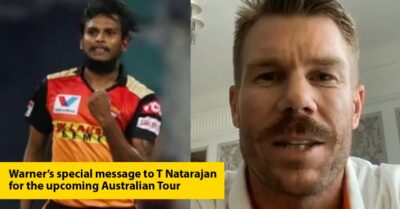 David Warner Has A Special Wish For T Natarajan On His Selection In The Indian Squad RVCJ Media