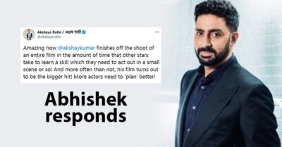 Abhishek Bachchan Indulges In A Twitter Spat With Film Distributor Who Lauds Akshay Kumar RVCJ Media