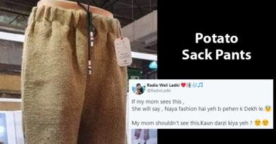 Pants Made From Aaloo Ka Bora Makes Twitter Go WTF, People Say “2020 Hai, Kuch Bhi Ho Sakta Hai” RVCJ Media