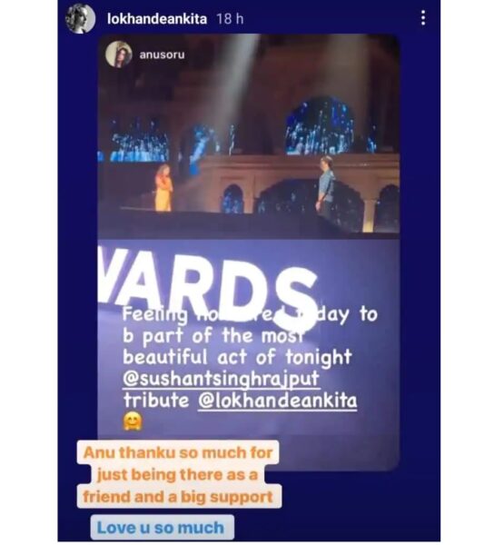 Ankita Gives Special Message To Sushant’s Fans Before Paying Him Tribute Him With Her Performance RVCJ Media