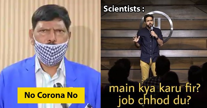 No Corona No - Ramdas Athawale's Slogan For COVID-19 Strain Lit Up Twitter With Funny Meme Fest - RVCJ Media No Corona No - Ramdas Athawale's Slogan For COVID-19 Strain Lit Up Twitter With Funny Meme Fest - RVCJ Media