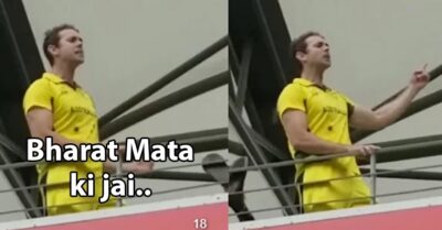 Australian Fan Chants “Bharat Mata Ki Jai” & “Vande Mataram” As India Won Gabba Test & Series RVCJ Media