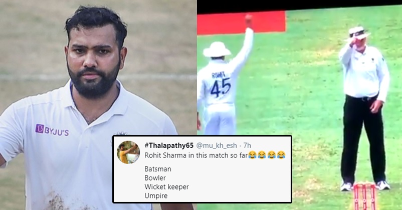 Rohit Sharma Becomes Umpire As David Warner Got Out During INDvsAUS Brisbane Test RVCJ Media