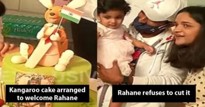 Ajinkya Rahane Gets Grand Welcome With Kangaroo Cake, He Refuses To Cut It To Respect Aussies RVCJ Media
