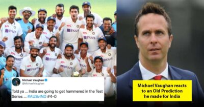 Michael Vaughan Trolled Himself With A Funny Pic As His Prediction Backfired & India Won Series RVCJ Media